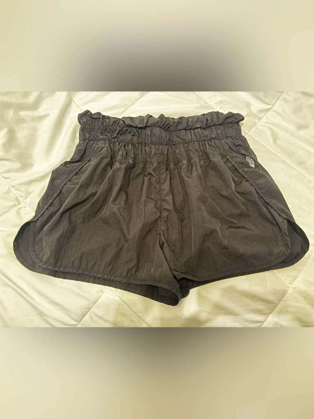 Free People, FP Movement Get Your Flirt on high waist shorts with liner, L